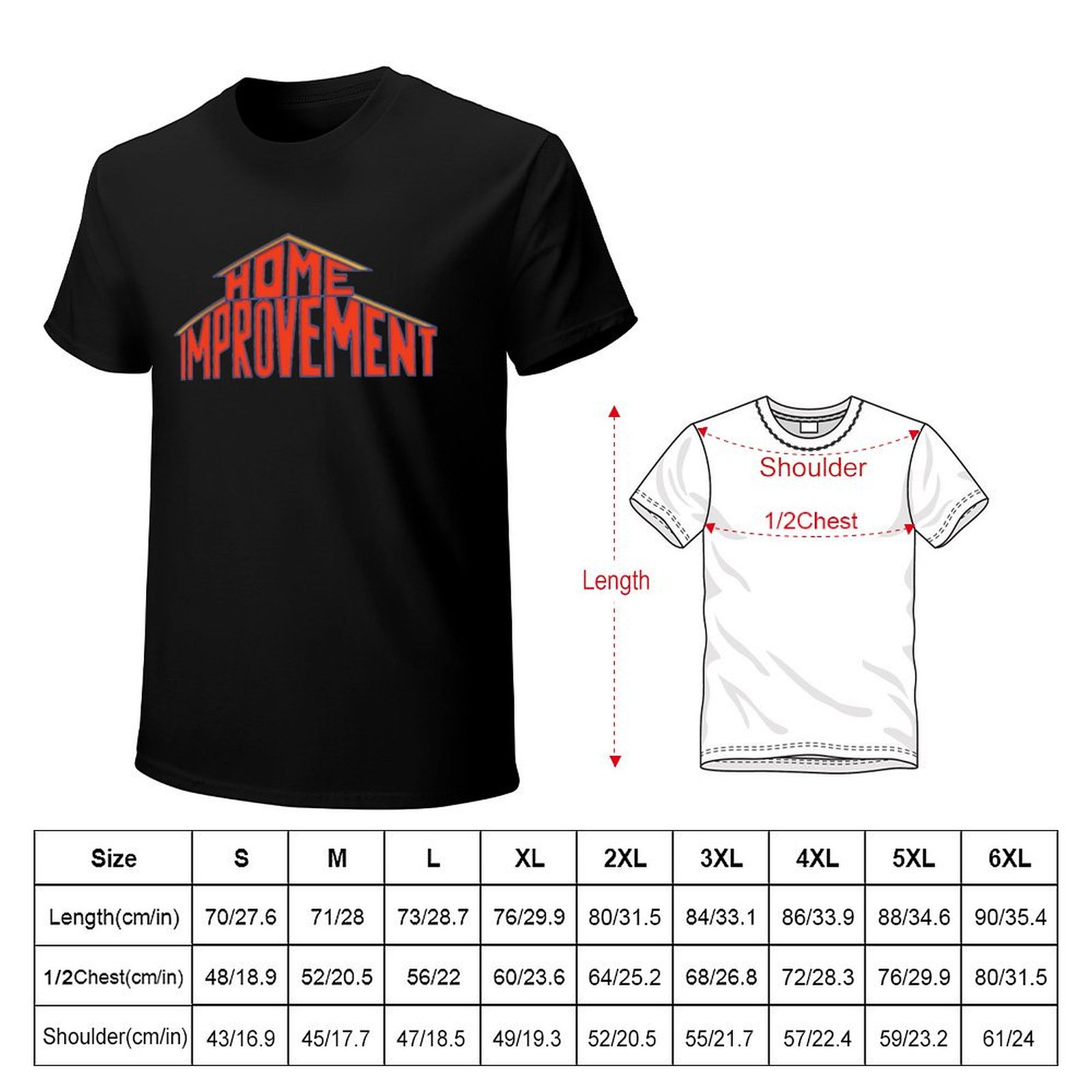 Home Improvement Logo 90s T-Sh - مراجعة Home Improvement Logo وسعره
