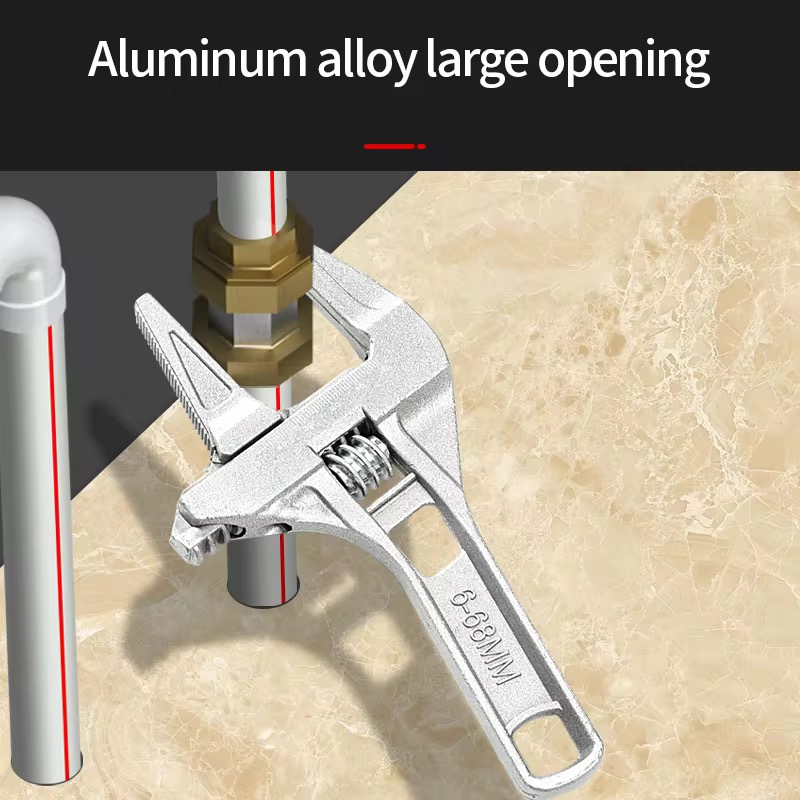 1 قطعة 6-68 مللي متر العالمي إ - مراجعة Pipe Wrench Adjustable وسعره