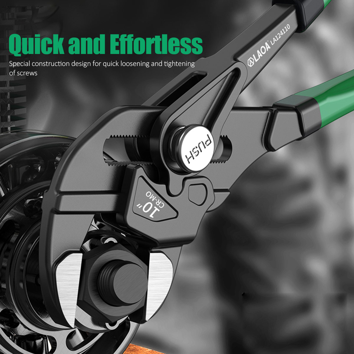 كماشة LAOA سريعة الاستخدام 7 و - مراجعة Pipe Wrench Adjustable وسعره