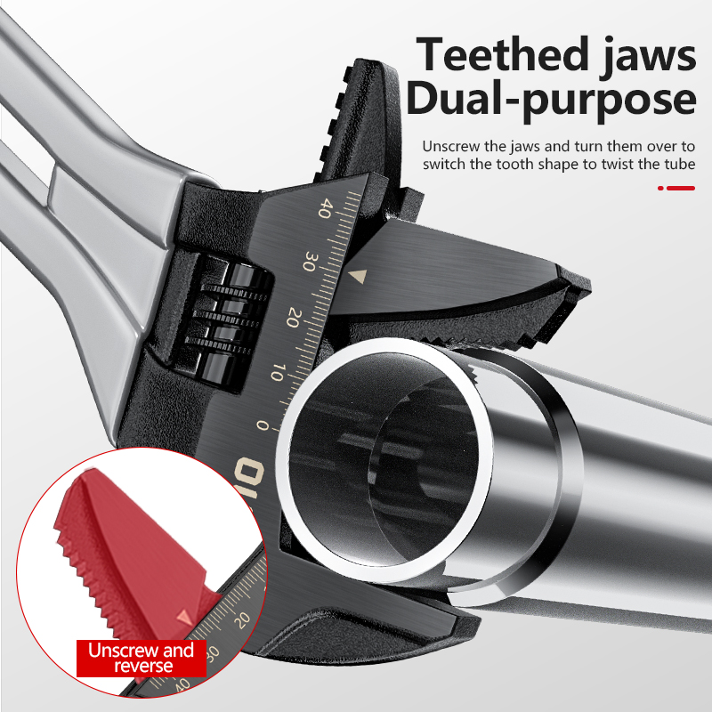 مفتاح ربط كبير مفتوح من الفولا - مراجعة Pipe Wrench Adjustable وسعره