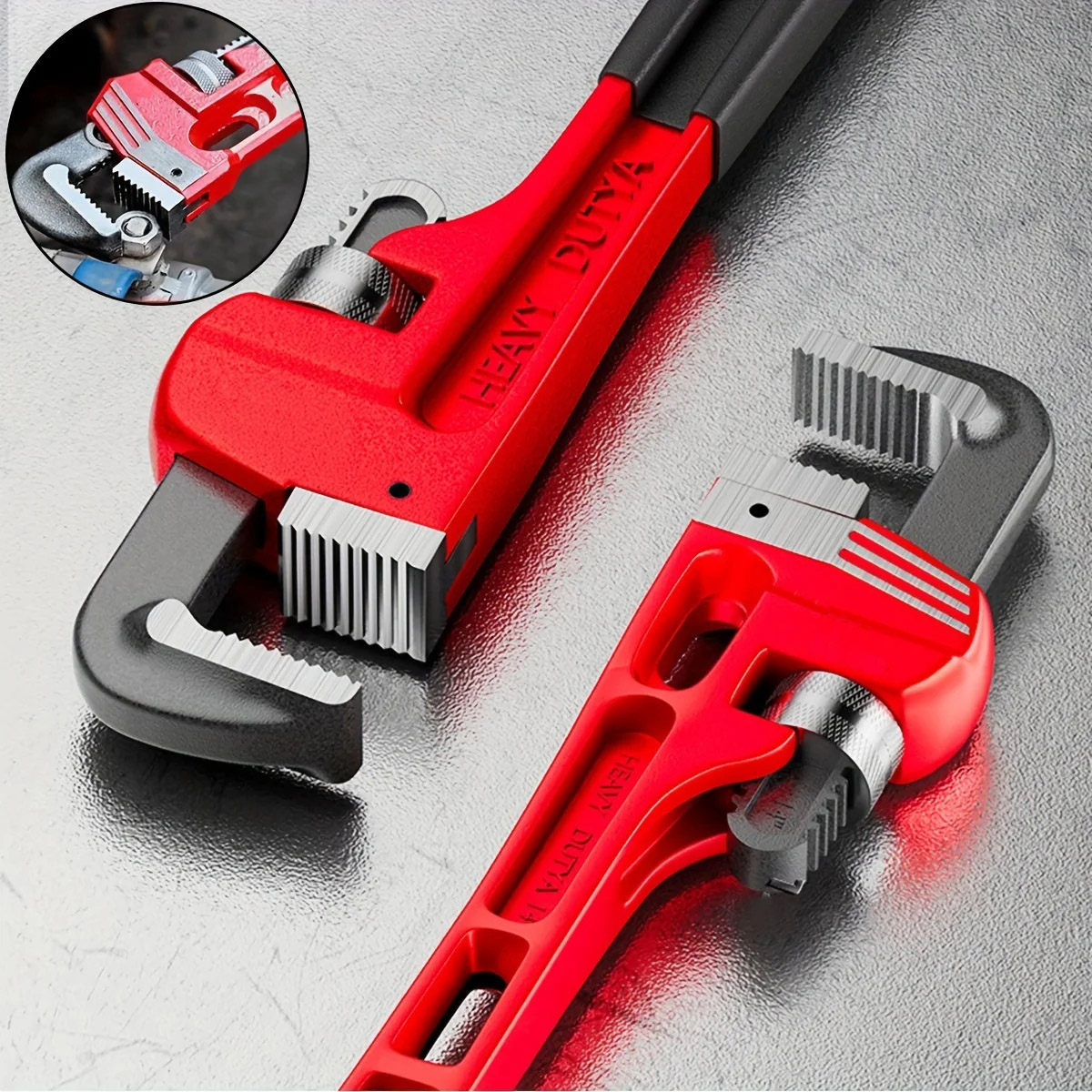 مفتاح أنابيب ثقيل الوزن مقاس 1 - مراجعة Pipe Wrench Adjustable وسعره