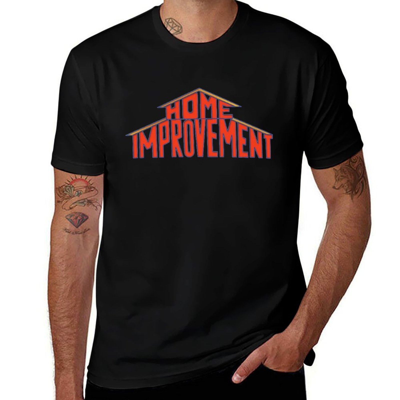 تي شيرت بشعار Home Improvement - مراجعة Home Improvement Logo وسعره